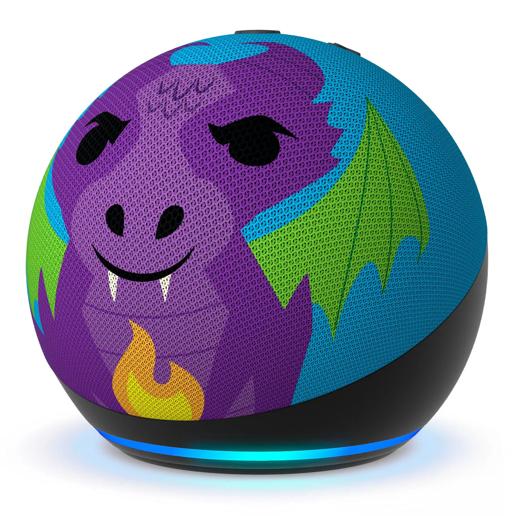Echo Dot Alexa 5 Geração Kids 2022 - Fire Dragon entrega rápida no Brasil