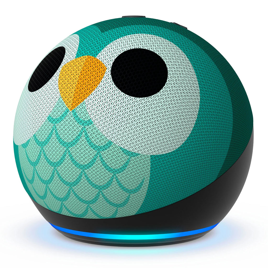 Echo Dot Alexa 5ª Geração Kids Edition 2022 - Coruja. envio rápido do Brasil
