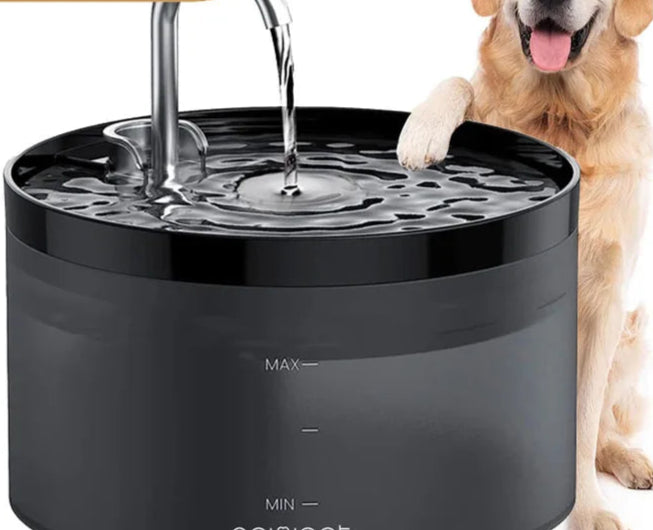 Fonte de Água para Cães eGatos com Filtro Automático, Bebedouro Elétrico USB Silencioso para Gatos e Cães, Recirculação com Filtro, Dispensador de Água para Animais de Estimação